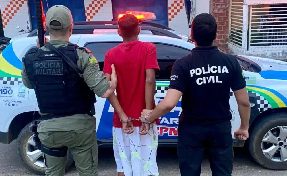 Polícia Militar cumpre mandado de prisão contra suspeito de furtos em Elesbão Veloso