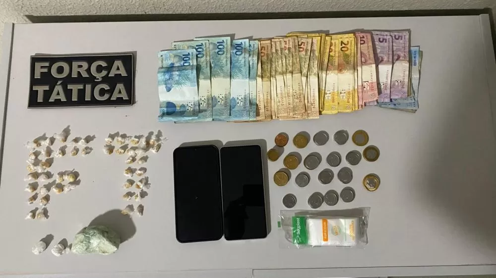 Casal é preso por tráfico de drogas e uso de filhos menores para monitorar polícia em Valença do Piauí