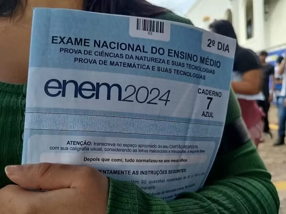 Resultados do Enem 2024 já estão disponíveis na Página do Participante