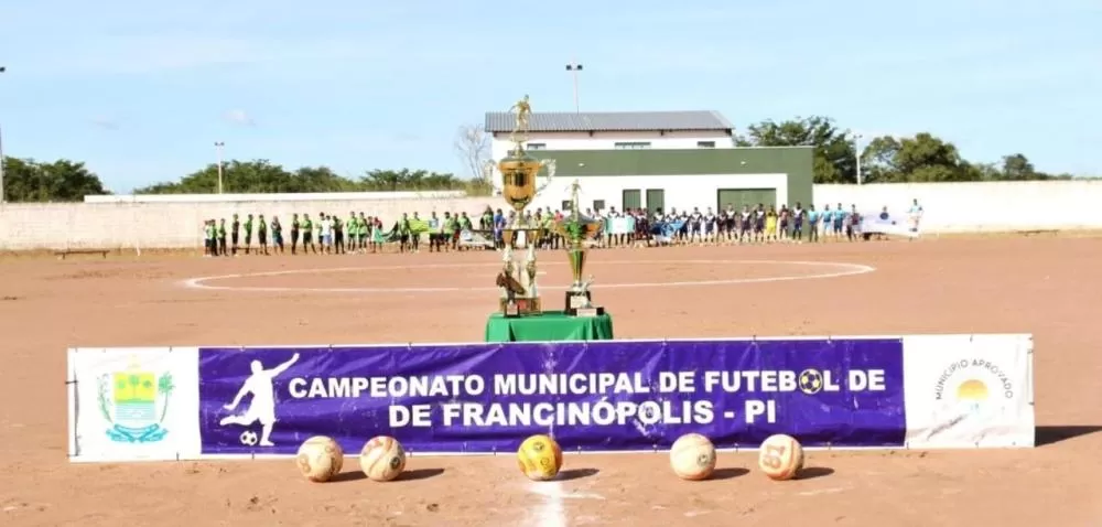 Campeonato Municipal de Futebol em Francinópolis começa em 15 de fevereiro com oito equipes na disputa