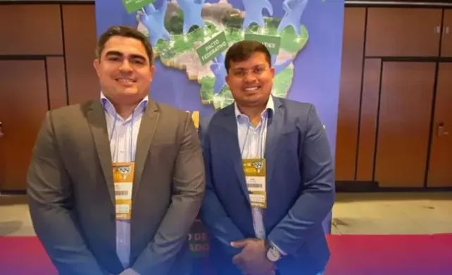 Arthur Paes Landim e Rafael Barbosa participam da Marcha dos Municípios em busca de investimentos para Elesbão Veloso