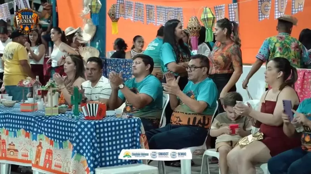 Ronaldo Barbosa e Arthur Paes Landim prestigiam Vila Junina e reforçam apoio à cultura em Elesbão Veloso