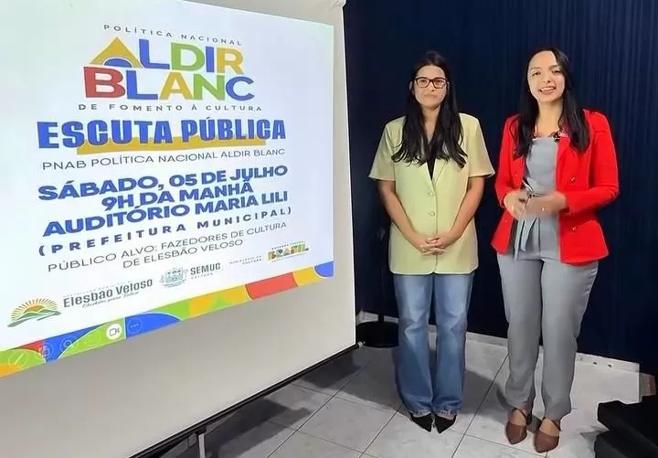 Prefeitura de Elesbão Veloso realiza escuta pública sobre a Política Nacional Aldir Blanc