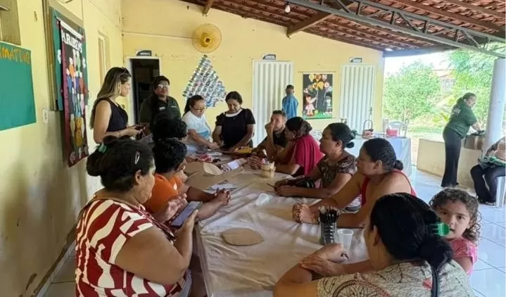 Prefeitura de Elesbão Veloso promove atividade de educação ambiental com pacientes atendidos pelo CAPS