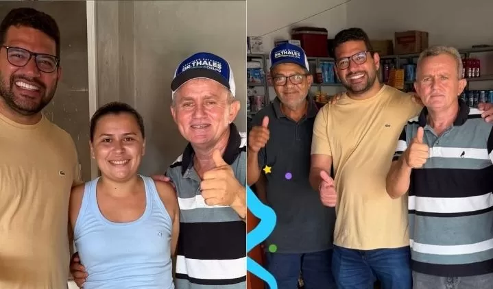 Deputado estadual Dr. Thalles Coelho cumpre agenda em Elesbão Veloso