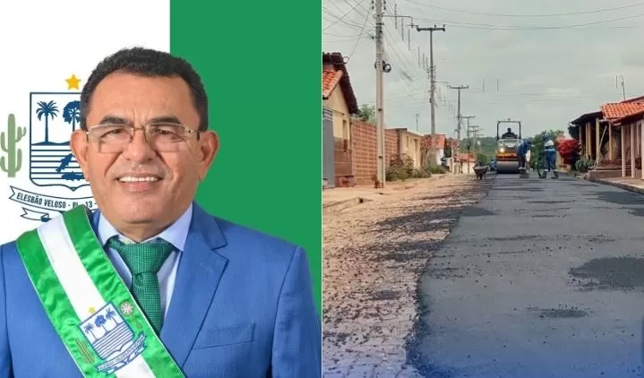 Prefeito Ronaldo Barbosa lidera ampliação da pavimentação e cidade recebe 36 mil m² de asfalto