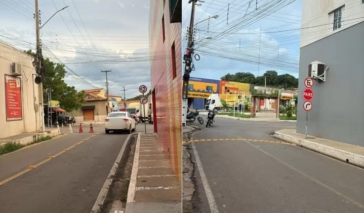 Centro de Elesbão Veloso passa a ter novas regras de trânsito; motoristas têm 90 dias para se adaptar
