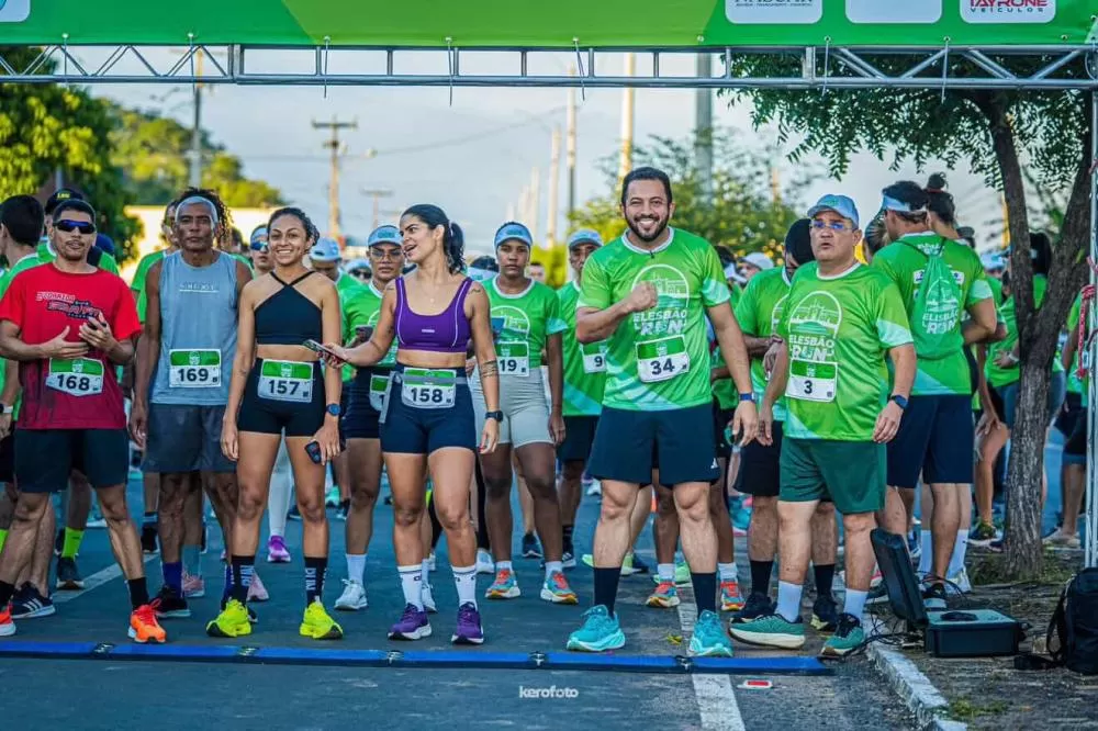 Primeira edição do Elesbão Run reúne grande público em corrida de rua em Elesbão Veloso