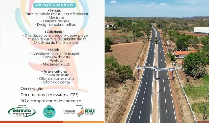Circuito da Arte e Cidadania em Movimento leva serviços gratuitos à população de Elesbão Veloso