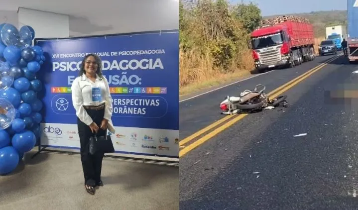 Professora morre após colisão frontal entre moto e carro na BR-316 em Valença do Piauí