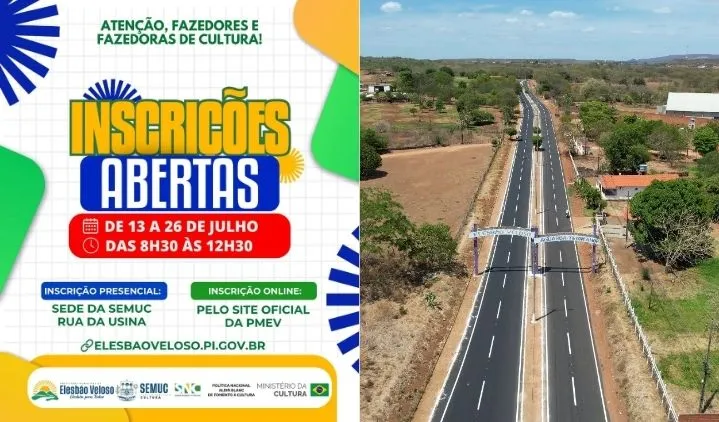 Elesbão Veloso abre inscrições para editais da Política Nacional Aldir Blanc