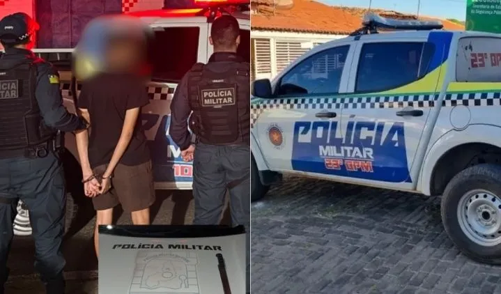 Suspeita de atacar mulher com facão é presa pela Polícia Militar em Elesbão Veloso