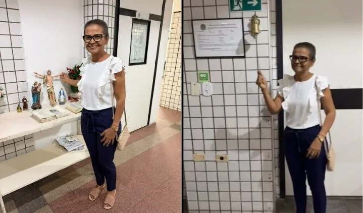 Elesbonense toca ‘sino da vitória’ e comemora conclusão de mais uma etapa do tratamento contra o câncer